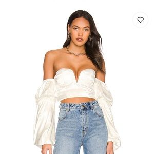 MAJORELLE Kinley Top in Ivory